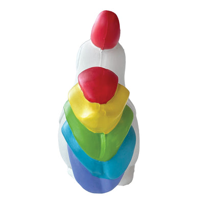 One Love Rooster Chew Latex Toy (4.5")